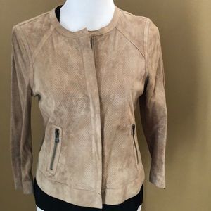 Soft suede Ecru jacket